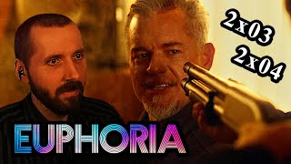 REACTION ► Euphoria ► 2x03  2x04 [upl. by Llenral]