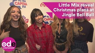 Little Mix reveal Christmas plans at Jingle Bell Ball [upl. by Ortensia]