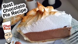 Best Chocolate Pie Recipe Seriously [upl. by Kitchen]