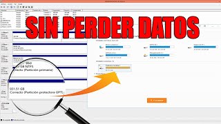 Solución disco duro Partición Protectora GPT SIN PERDER DATOS [upl. by Ynnep979]
