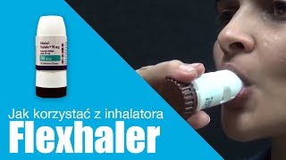 Jak korzystać z inhalatora Flexhaler in Polish [upl. by Esirahs890]