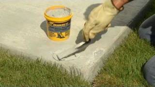 How to Make Thin Repairs to Damaged Concrete with QUIKRETE® [upl. by Hayley389]