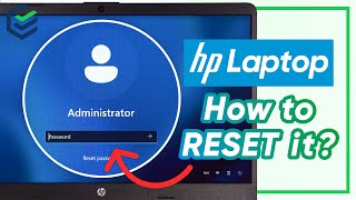 3 Ways HP Laptop Administrator Password Reset  How to Reset Admin Password without Password [upl. by Hilarius]