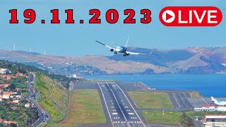 LIVE From Madeira Island Airport 19112023 [upl. by Dloraj694]