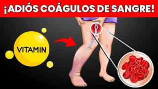 ¡Estas 9 VITAMINAS DISUELVEN COÁGULOS de SANGRE [upl. by Ahtnicaj]