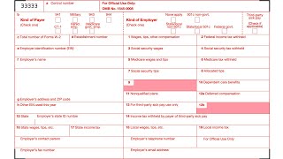 IRS Form W3 walkthrough Transmittal of Wage and Tax Statements [upl. by Osbourne]