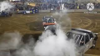 Pasco County Fair Demolition Derby Dade CityFlorida Hype 2023 [upl. by Anihtyc]