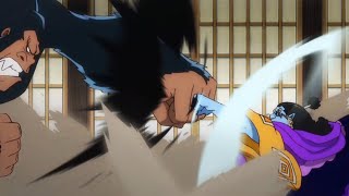 One piece episode 1005 English sub • Jenbei Vs Briscola  Fish man karate quotSHARK BRICK FISTquot [upl. by Neill263]