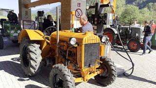 22 Oldtimer Traktor WM am Großglockner 20092024 Shell GTL Fuel Tankstelle in Fusch [upl. by Eiuqram]