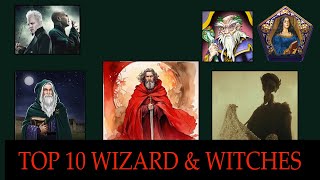 TOP 10 WIZARD amp WITCHES  HARRY POTTER [upl. by Zinnes]