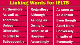 Linking Words for IELTS [upl. by Nidnarb]