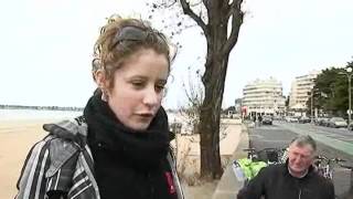 La Baule sa plage et ses vacanciers de Pâques [upl. by Yadnus]