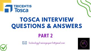 Tosca Interview Questions and Answers 2024  Tricentis  Part 2 [upl. by Mapel]