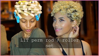 UPDATED PERM ROD  ROLLER SET 2017  NEW EXCLUSIVE HAIR PRODUCTS  GIVEAWAY J MAYO [upl. by Atrice]