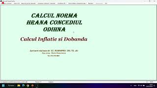 Calcul Hotarari judecatoresti Norma de Hrana [upl. by Naniac]