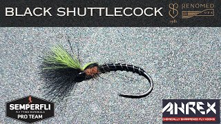 Fly Tying Tutorial The Black ShuttleCock [upl. by Larianna]