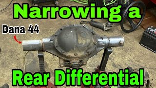 Narrowing a rear end HOW TO PT1 [upl. by Lucius]