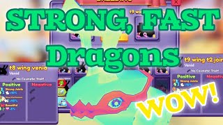 STATS traits Breed FAST STRONG Dragons for RACING and PVP Dragon Adventures Roblox [upl. by Dulcinea]