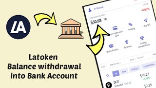 How to withdrawal Latoken crypto Balance  Latoken withdrawal Latoken to Bank Transfer Sell Crypto [upl. by Ayekram]