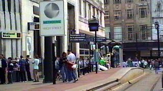 High Street Tram Stop Manchester Metrolink [upl. by Adierf]