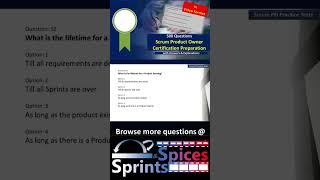 Product Owner Certification Question 52 agile scrum scrumcertification scrumpo pspoquestions [upl. by Aleris]