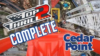 TOP THRILL 2 Now COMPLETE At CEDAR POINT NEW For 2024 [upl. by Paton]