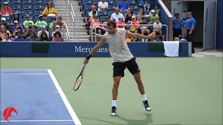 Tennis Backhand Slice In Slow Motion  Compilation [upl. by Annaira]