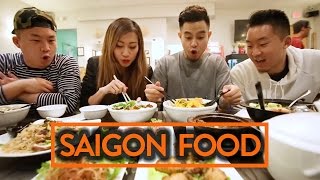 VIETNAMESE FOOD SAIGON STYLE W RICHIE LE amp LEENDA D  Fung Bros Food [upl. by Lessard]