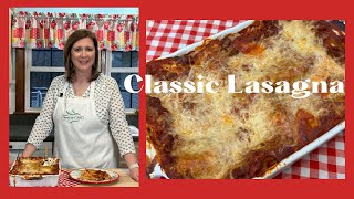 Classic Lasagna Easy to Make with Oven Ready Lasagna Noodles [upl. by Conlan]