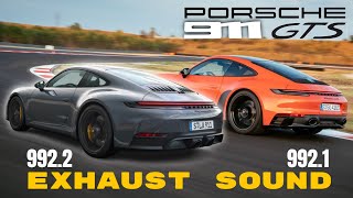 2025 Porsche 911 Type 9922 vs 9921 GTS Exhaust Sound Comparison [upl. by Cornew389]