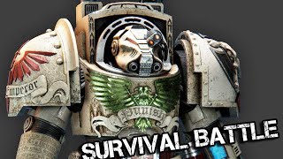 Unification Mod Survival  Deathwing Terminators vs Chaos  Warhammer 40K Dawn of War Soulstorm [upl. by Lleznol752]