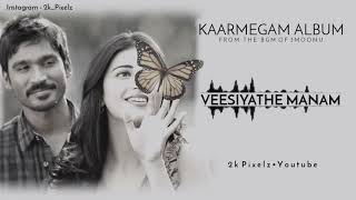 Veesiyathe Manam song status💝Kaarmegam album song😍From The Bgm Of 3♥️ 2kpixelz [upl. by Lazaro]