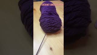 Crochet sweater dress tutorial crochet crochetclothing sweater [upl. by Alejna]