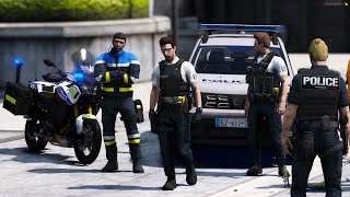 GTA5RP GROSSE PATROUILLE DE POLICE EN MULTI 002 [upl. by Teddy278]