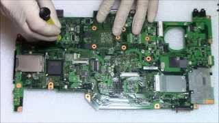 Toshiba Qosmio G40 F45 GPU Replacement Fix  Not BGA Reballing Laptop Repair [upl. by Mihcaoj444]