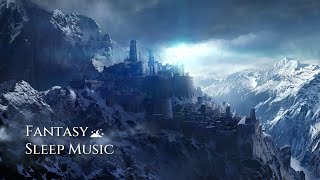 🌙 눈 내리는 겨울의 중세마을 Fantasy Sleep Music 4 Medieval Snow Village Insomnia Meditation Harp Relax [upl. by Cheatham]