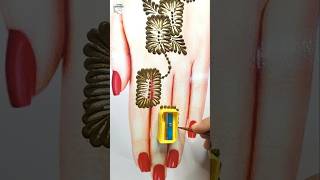 Sharpener mehndi design trick 2022  new amp stylish mehndi design shorts trending youtubeshorts [upl. by Esinel]