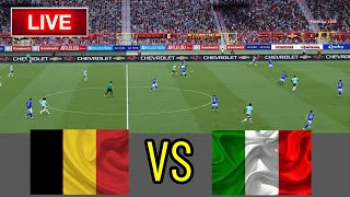 🔴Live België × Italië  UEFA Nations League 2024 Seizoenswedstrijd Stream eFootball [upl. by Ainnos994]