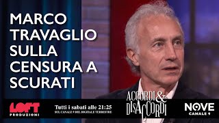 Marco Travaglio sulla censura a Scurati [upl. by Yrroc]