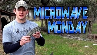 Loaded AR15 Mag in a Microwave [upl. by Clara]