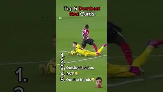 Top 5 dumbest red card 🟥💦❤️‍🔥🔥 funny tranding viralvideo edit football ronaldo [upl. by Evatsug558]