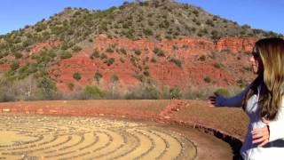 Angel Valley Chartres Labyrinth amp ET Landing Pad 122112 [upl. by Etnoel952]