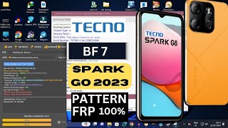 Techno Spark Go 2023  BF 7  FRPPASSWORD UNLOCKED ONE CLICK BY UNLOCKTOOL FAILED DONE BY AMT TOOL [upl. by Balthasar]