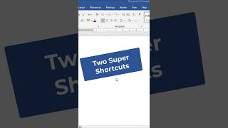 Two MS Word Super Shortcuts you need to know msword [upl. by Notlek444]