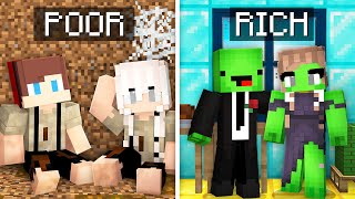 Poor JJ Girl vs Rich Mikey Girl Challenge in Minecraft  Maizen [upl. by Welcher]