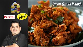 Venkatesh Bhat makes Onion Pakoda  onion garam pakoda recipe in Tamil [upl. by Neve752]