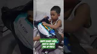 Lazada sale sale love music unboxing unbox diaper pullups pant pants [upl. by Nrubloc]