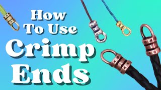 How To Use Crimp Ends In Your Jewelry Design [upl. by Anoet]