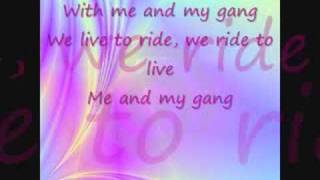 Rascal Flatts Me And My Gang with lyrics [upl. by Wehtam935]