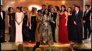 Golden Globes 2007 Greys Anatomy Best TV Drama [upl. by Atilamrac]